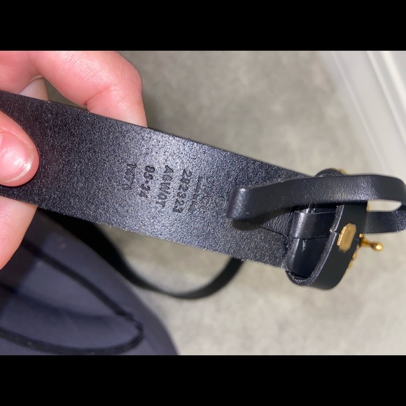 Authentic black Gucci belt